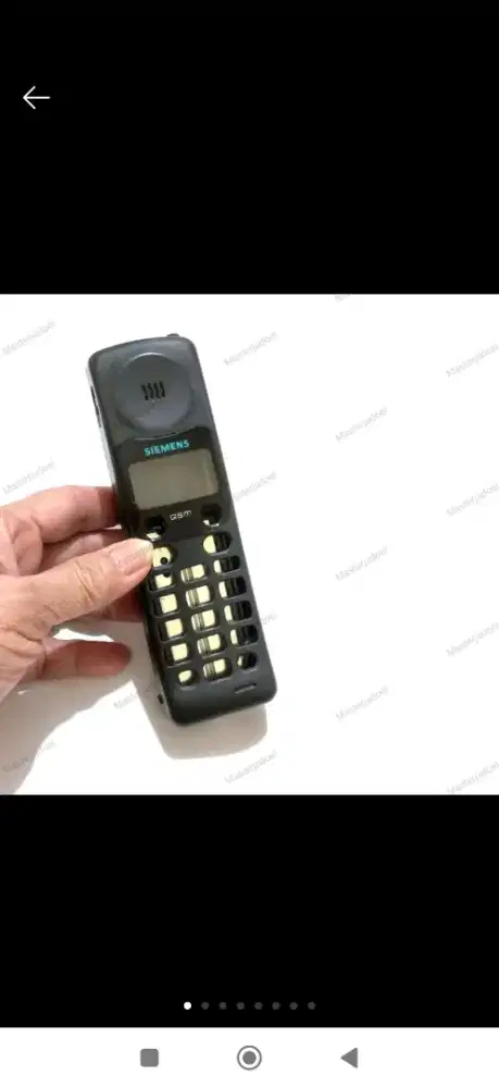 Casing Siemens S4 Black Original copotan -second.