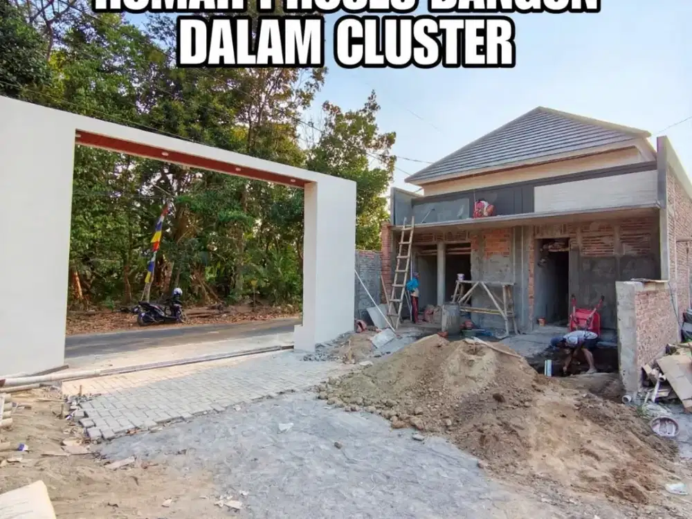 DIJUAL RUMAH BARU DALAM CLUSTER DEKAT POLSEK SEYEGAN MARGOAGUNG DEKAT EXIT TOL BANYUREJO SHM PBG