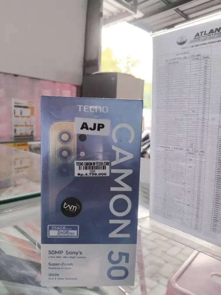 TECNO CAMON 50 12/256  ATLANTIS DAHSYAT