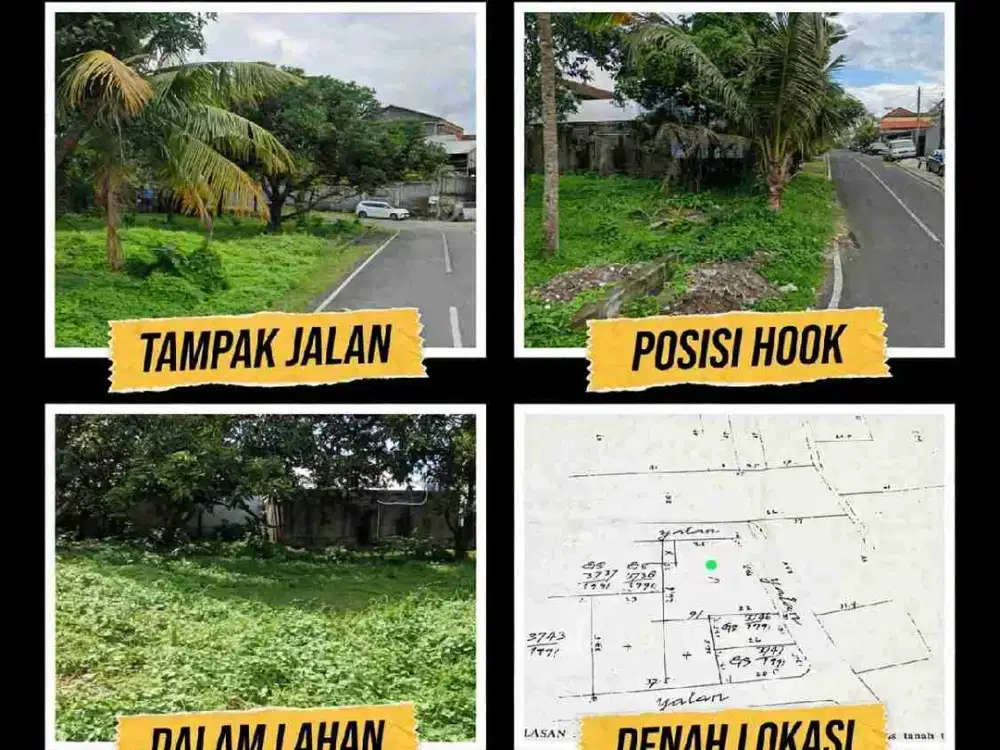 jual tanah 10,5 are di belakang hotel Aston denpasar Barat