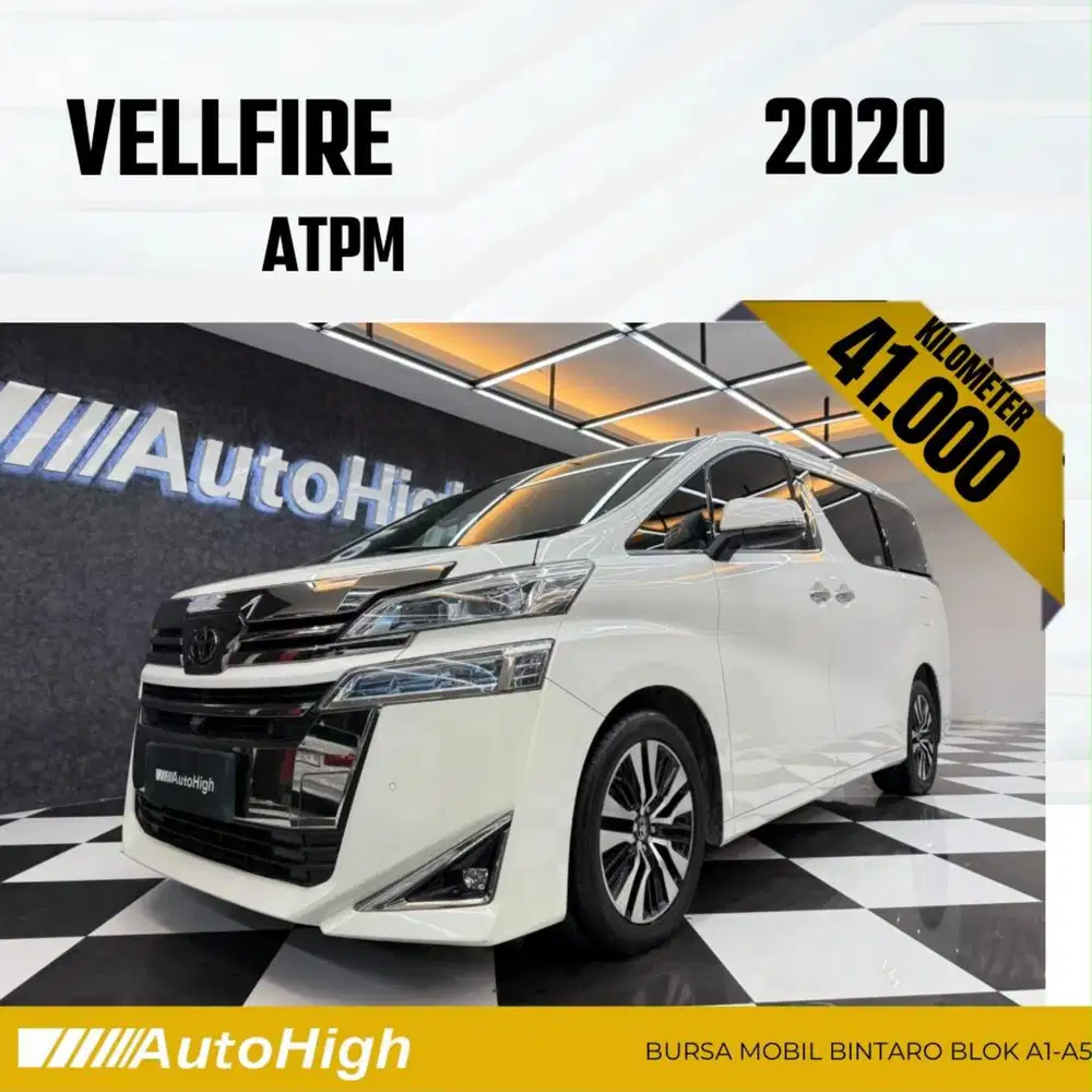 DP10% [Km41.000] Vellfire G 2020 White Reg 2019 #AUTOHIGH