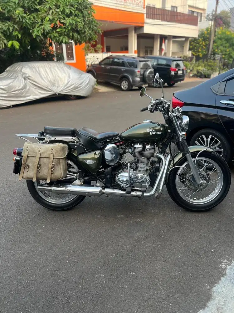 Royal Enfield 500 Small Tank Custom Clean Buat Turing Sunmori
