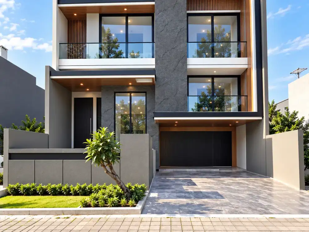 DIJUAL RUMAH RAFFLES GARDEN 2.5LT 5KT CITRALAND MODERN TROPICAL SPLIT LEVEL