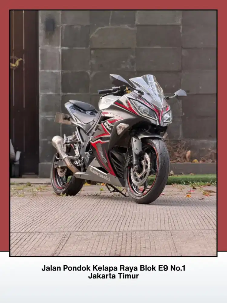 DIJUAL KAWASAKI NINJA 250 FI ABS TH 2014 LIMITED