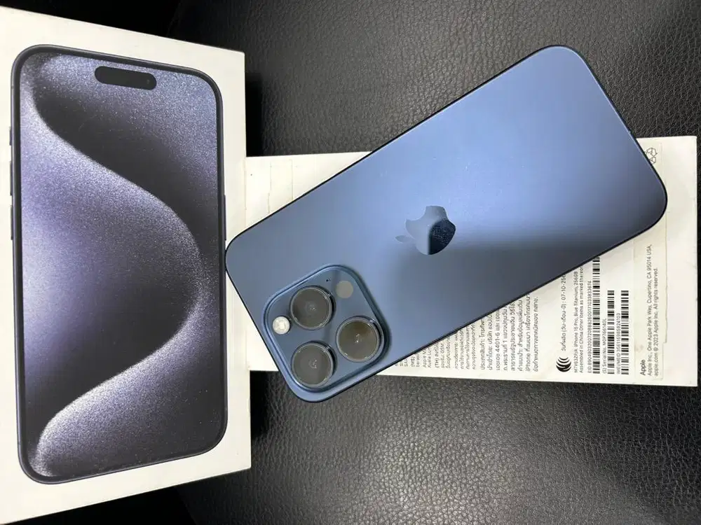 iPhone 15 Pro , Blue Titanium , 256GB Cukai