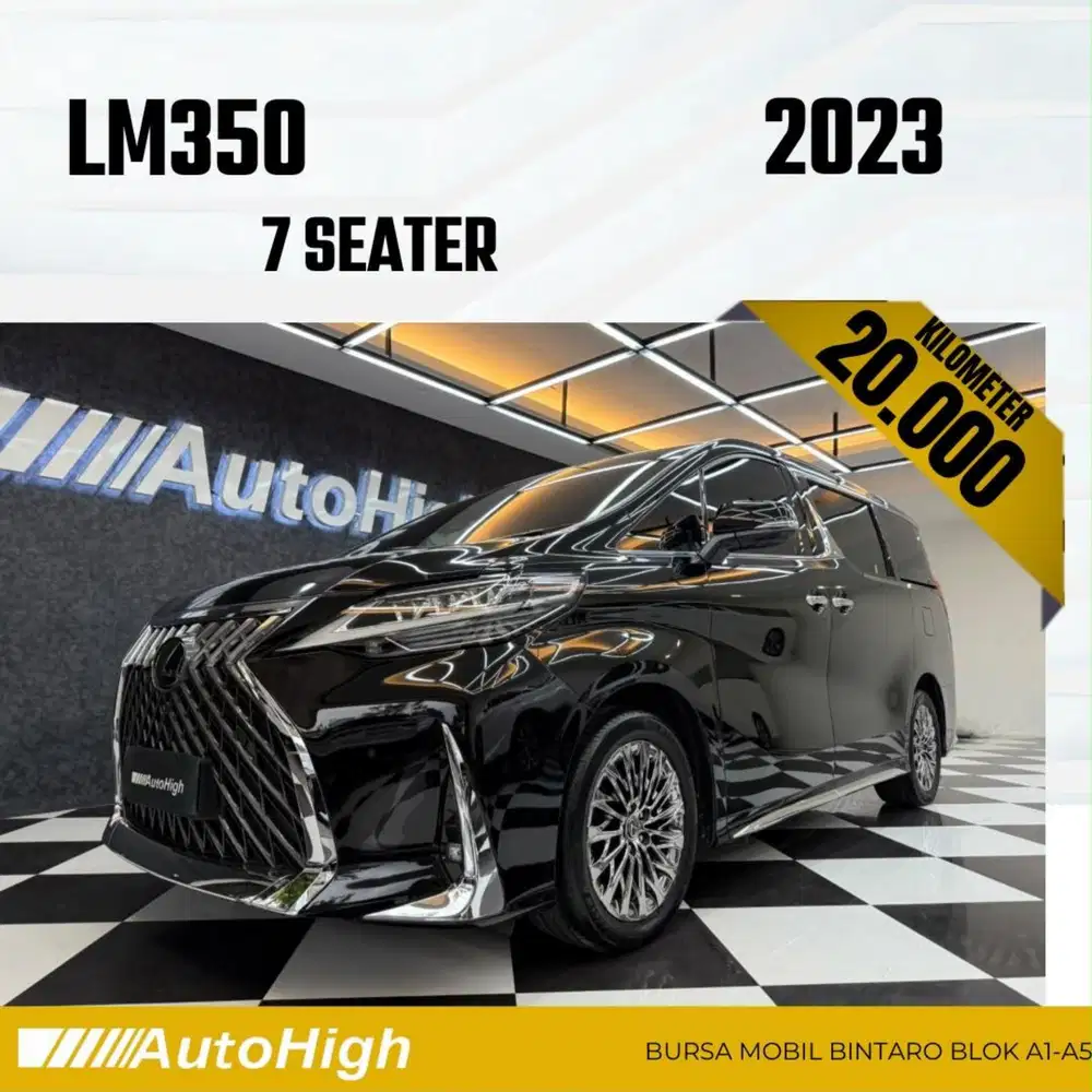DP10% [Km20.000] LM350 7Seater 2023 Black / LM 350 Reg 2022 #AUTOHIGH