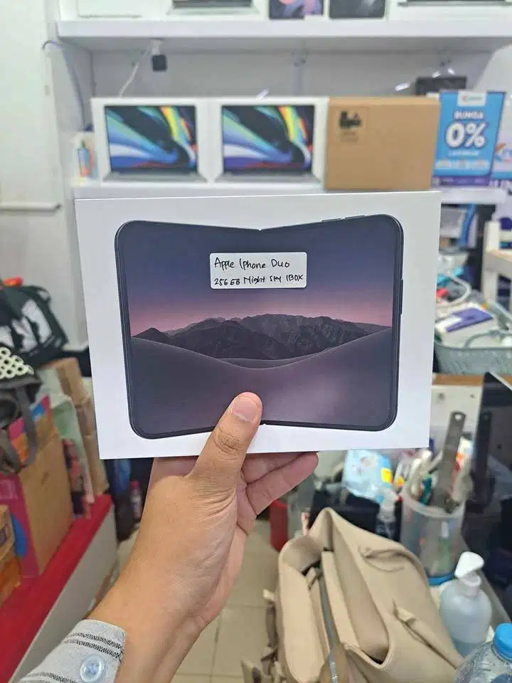 IPhone Duo 256GB Night Sky Garansi IBox