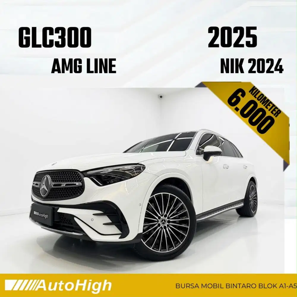 DP10% [Km6.000] GLC300 AMG 2024 White / GLC 300 Reg 2025 #AUTOHIGH