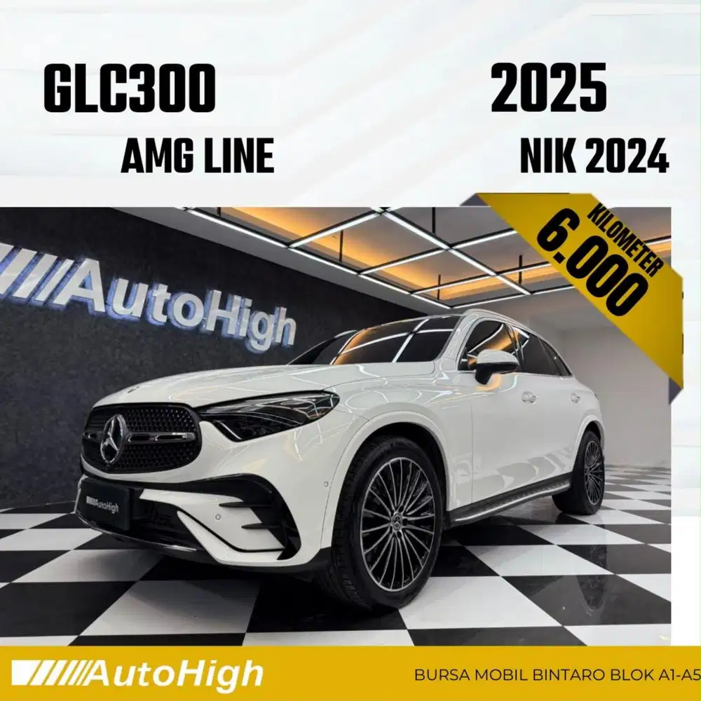 DP10% [Km6.000] GLC300 AMG 2024 White / GLC 300 Reg 2023 #AUTOHIGH