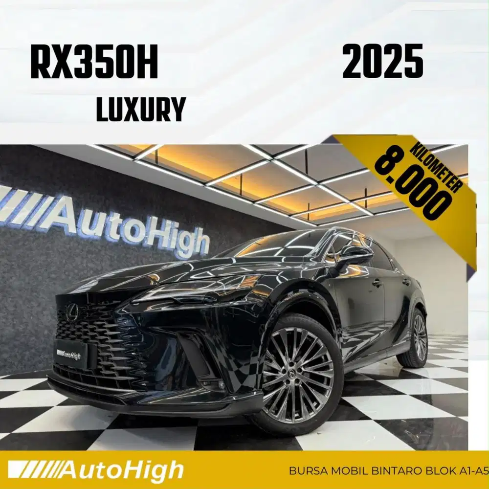 DP10% [Km8.000] RX350h Hybrid 2025 Black / RX350 Reg 2024 #AUTOHIGH