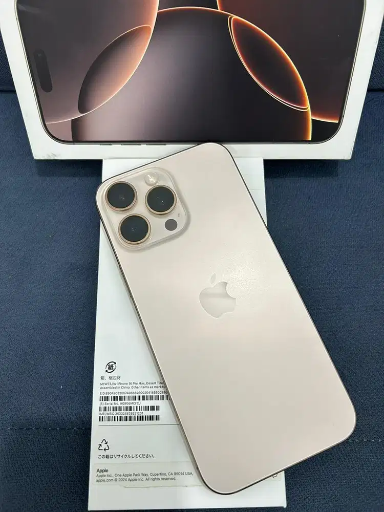 iPhone 16 PM , Dessert , 1TB Cukai