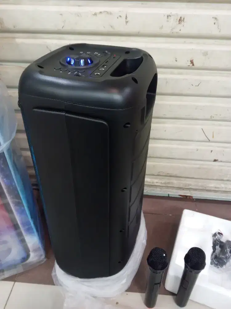 Speaker bluetooth karaoke duo 8 in