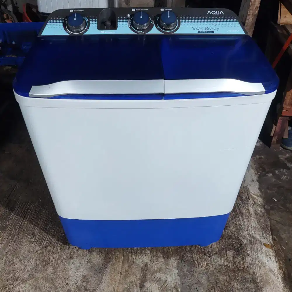Mesin Cuci Aqua kapasitas 8,8kg Normal semua tinggal langsung pakai