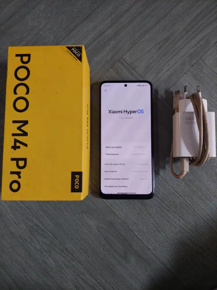 Poco m4 pro fullset ful nota pembelian
