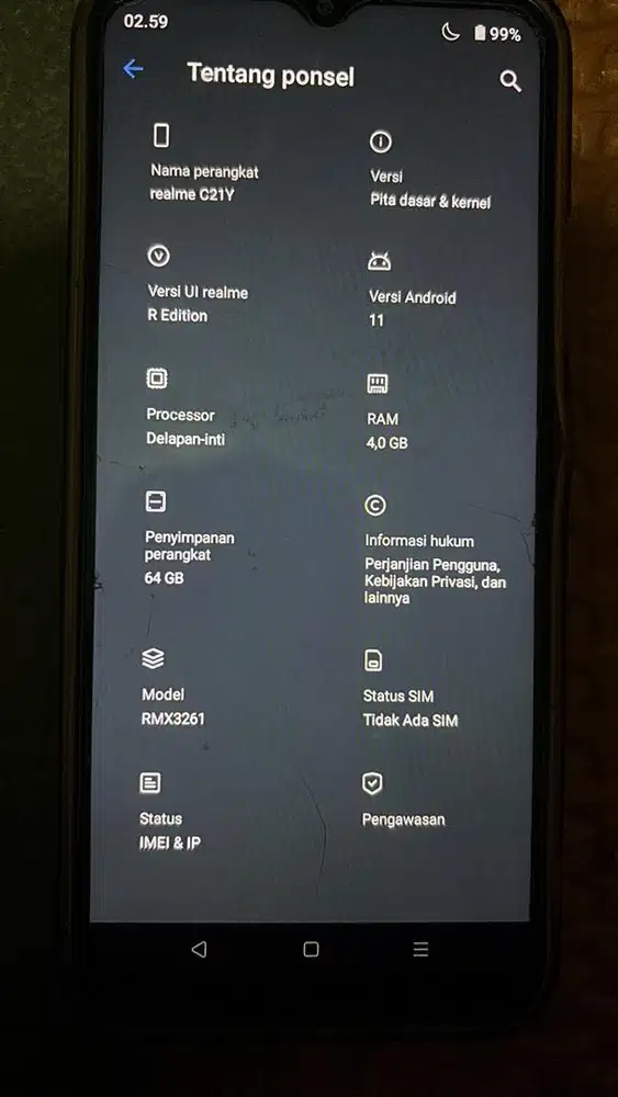 Hp Realme C21Y 4-64