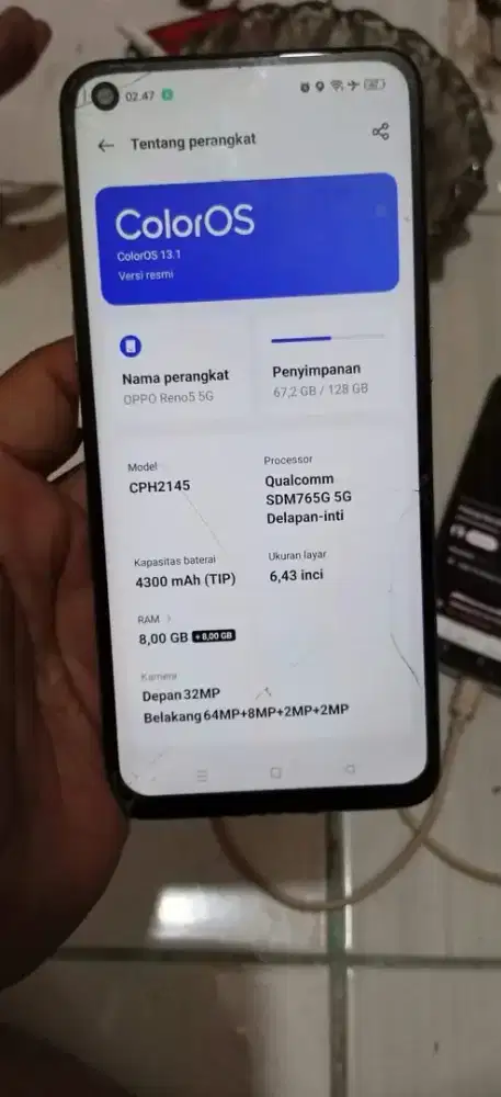 OPPO RENO 5 5G 8/128