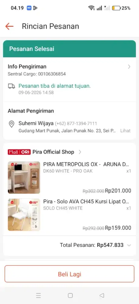 Meja dan kursi kantor