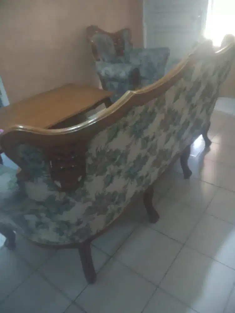 kursi sofa tamu 3111+ meja jual cepat