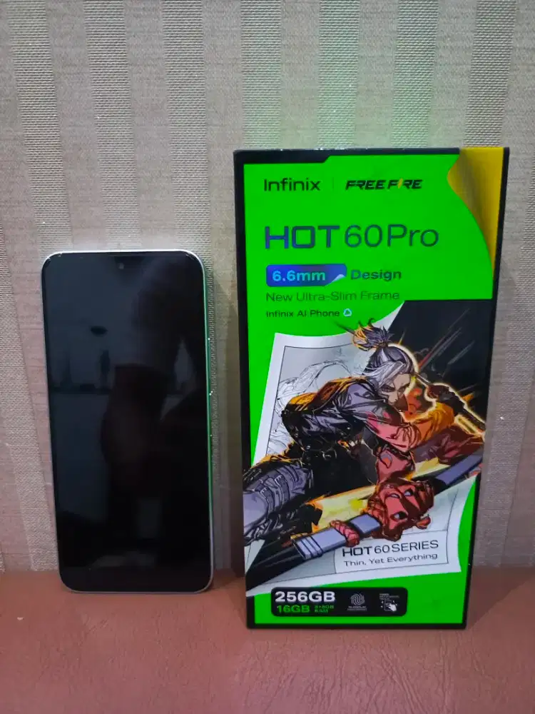 Handphone infinix hot 60 pro 8/256 garansi 2027 oppo samsung vivo poco