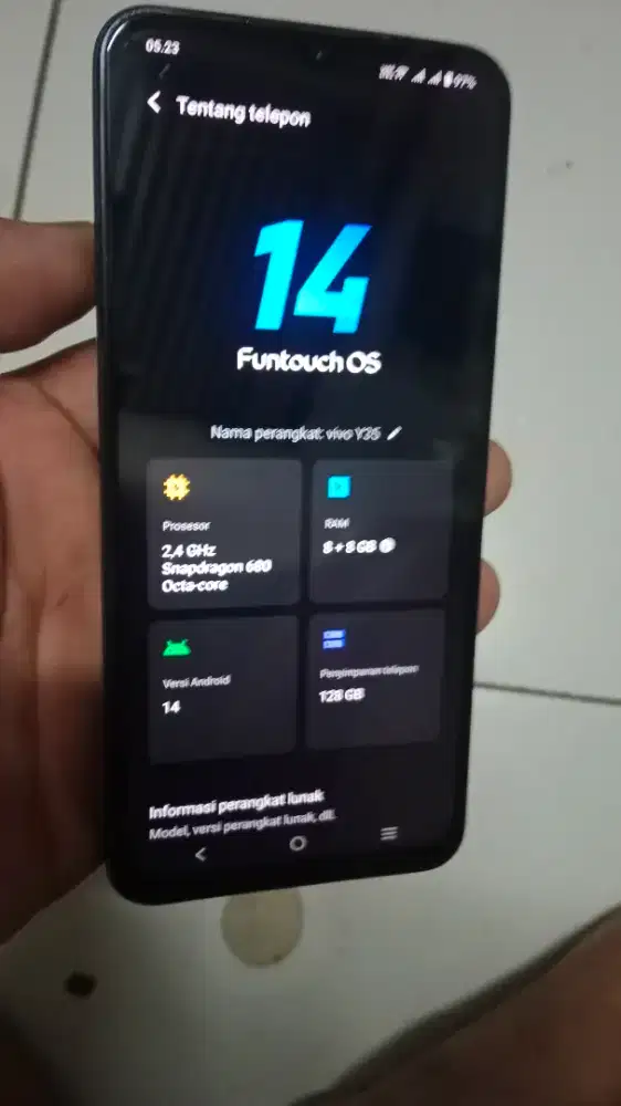 Vivo y35 8+8/128