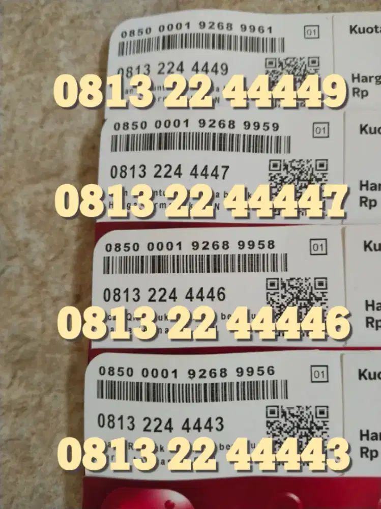 Perdana simpati 11 digit Cantik rapi