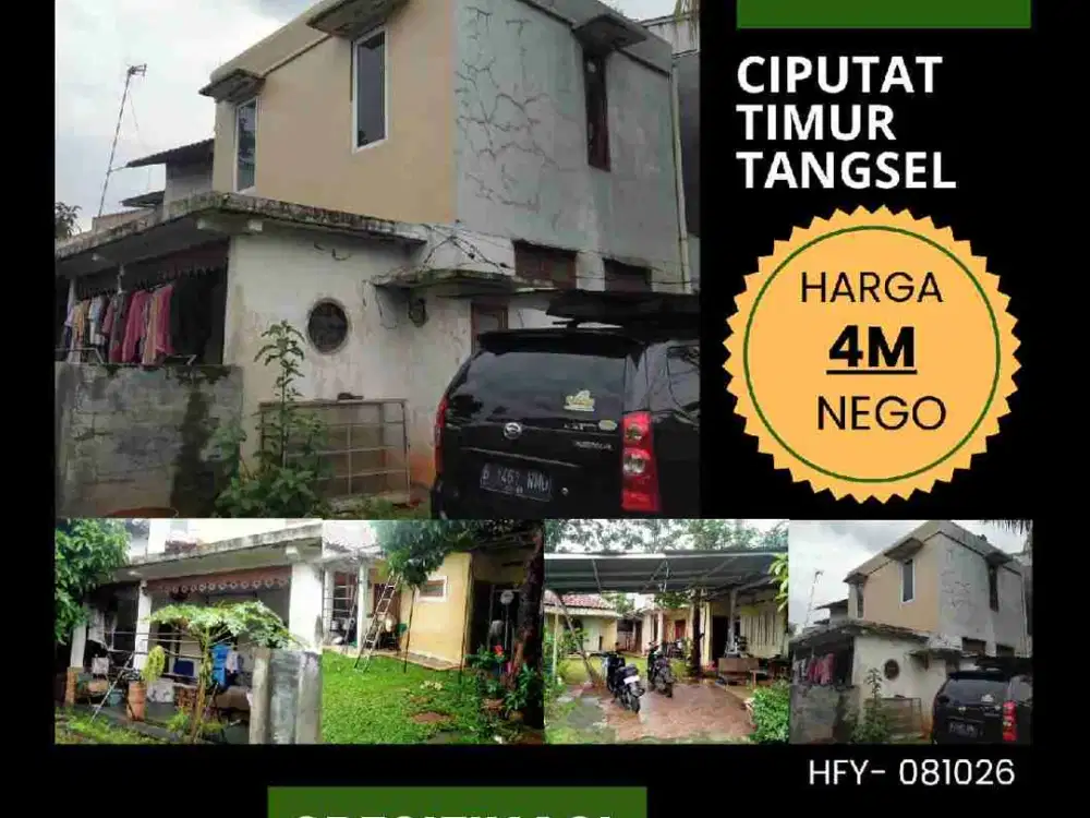 DIJUAL TANAH DAN BANGUNAN