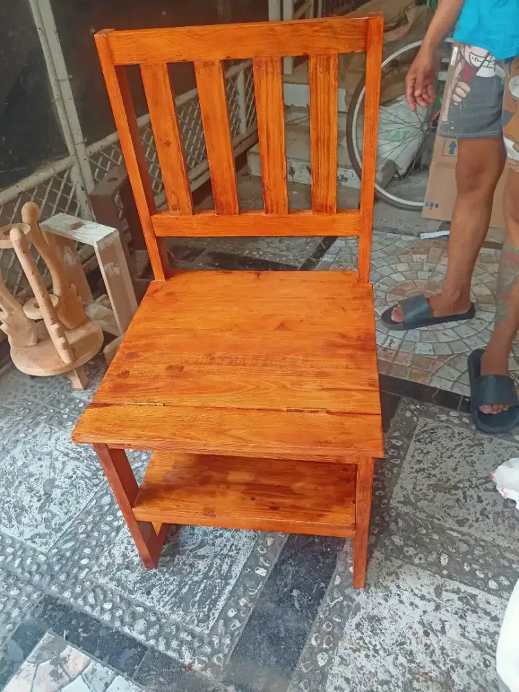 Meja kursi siswa kayu jati