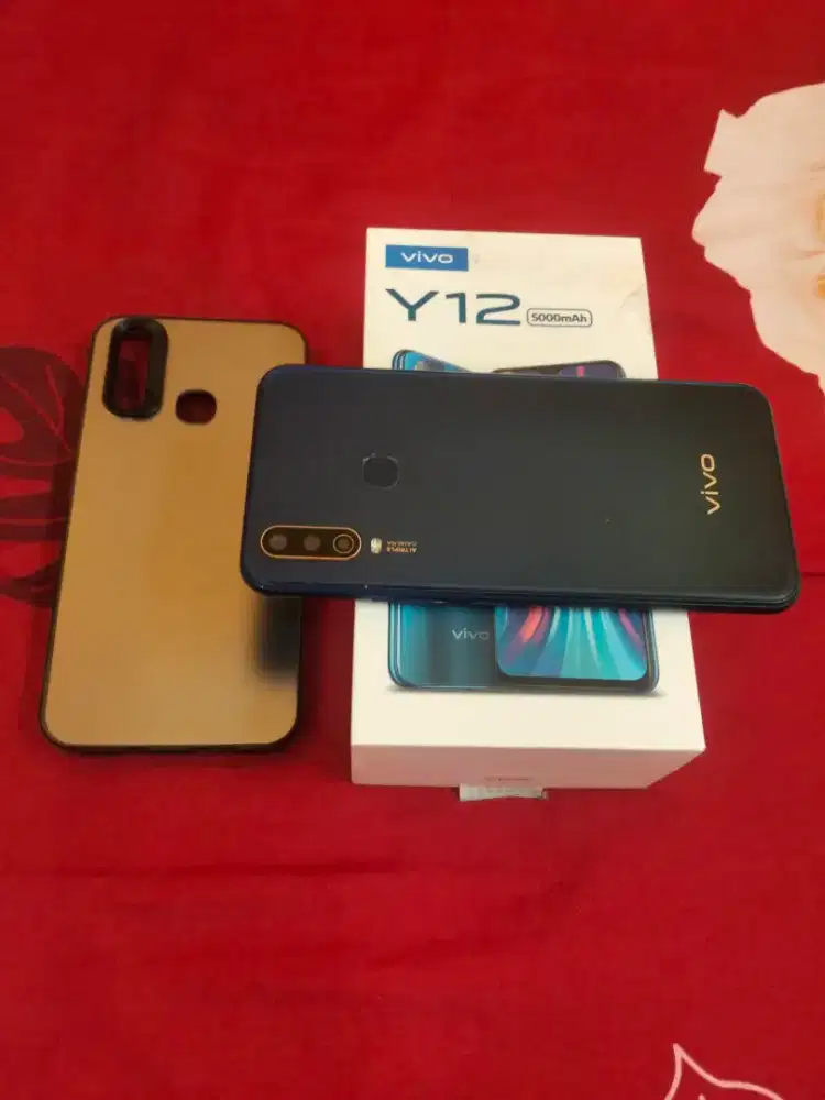Vivo Y12 ram 3/32gb lengkap normal dan segel
