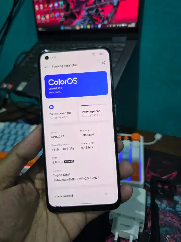 Oppo Reno 5F Ram8GB/128GB Mulus96% Vooc33watt BisaTT