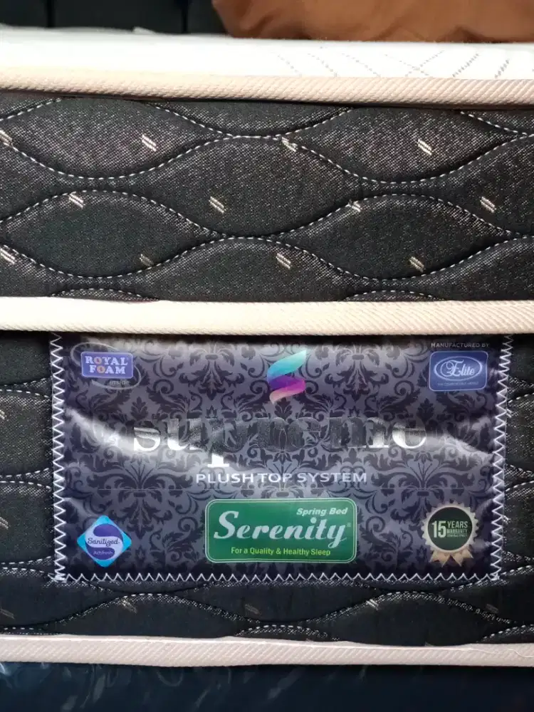elite springbed serenity supreme plush top+microwave merk samsung.