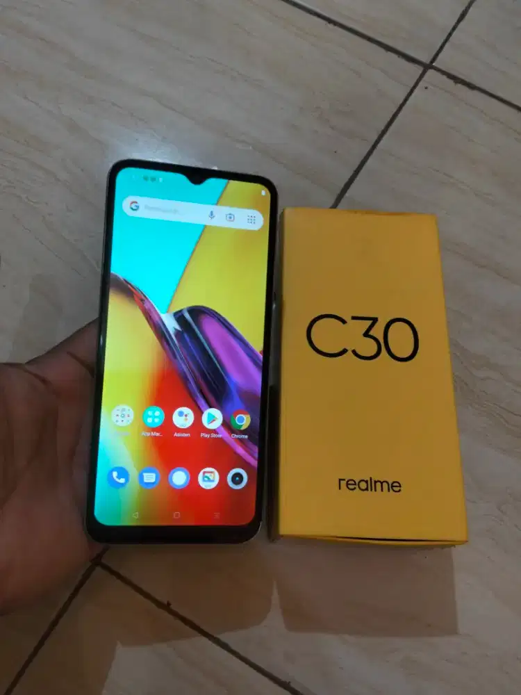 Realme C30 ram 2/32gb lengkap normal dan segel