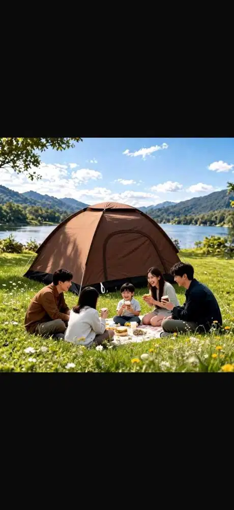 Ready Tenda Kemping Tenda ikut pramuka Tenda outdoor jumbo + Tas