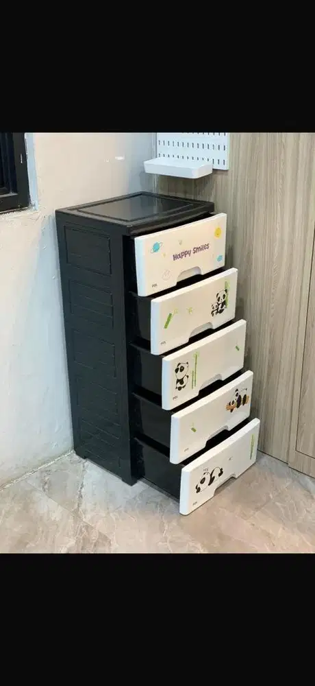 Ready Stock lemari 5 susun