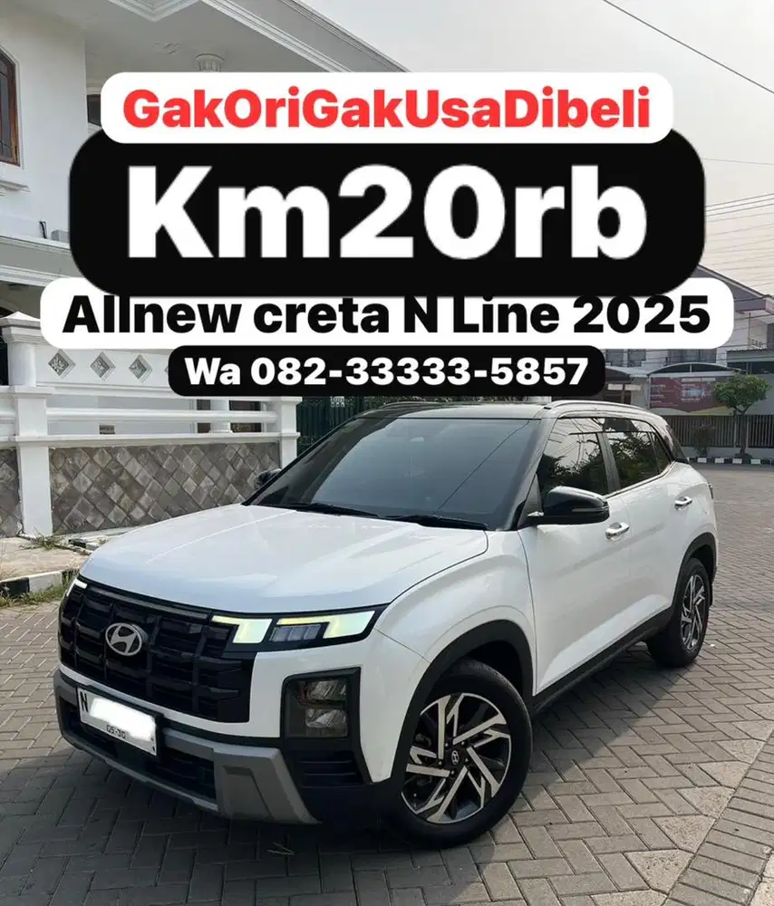 Km20rb creta N Line twotone 2025 tg1 dr baru full orisinil