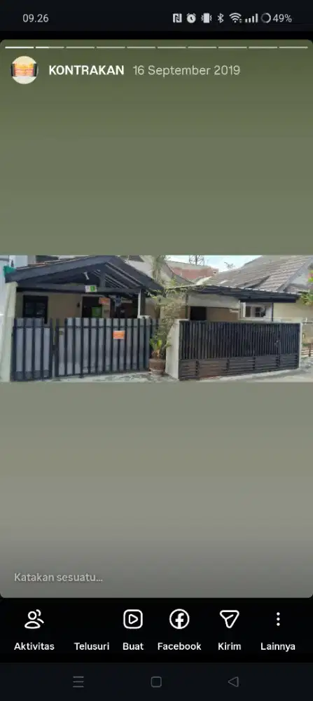 Disewakan rumah dipusat kota bogor