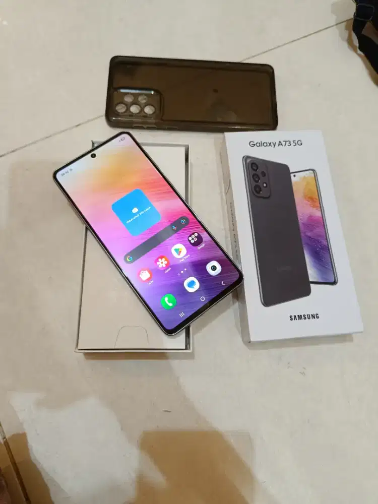 Samsung A73 5G 8/256 fullset mlussss 98%, lancar jyaa no kndala