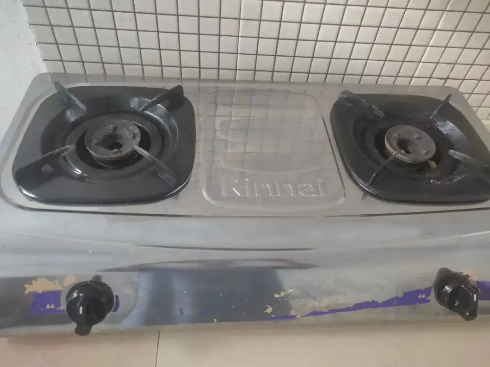 Kompor Gas Rinnai, 2 rak, normal, Jual Cepat
