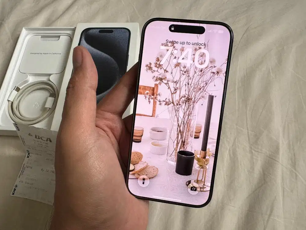Dijual iPhone 15 Pro 128 GB Ex iBox