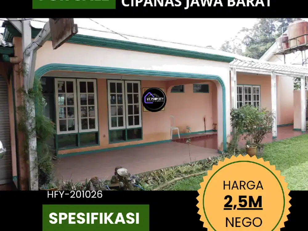 DIJUAL TANAH BESERTA BANGUNAN
