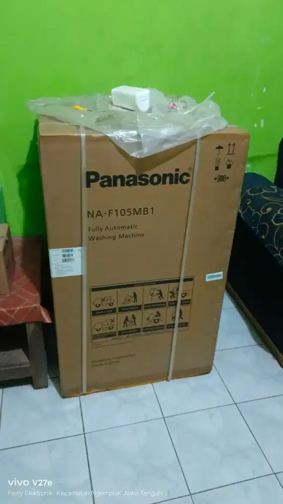 Mesin cuci Panasonic 1 tabung TOP LOADING 10,5kg