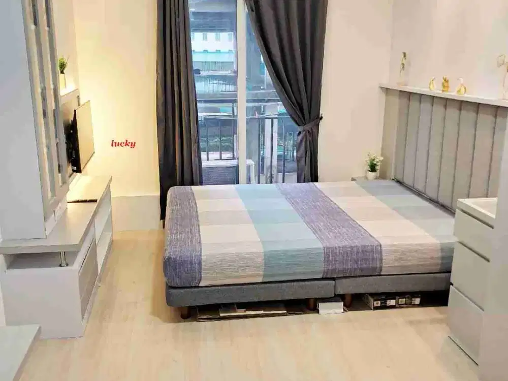 apartemen sunter park view full furnish 100% new renove  lt parkit dapur granit