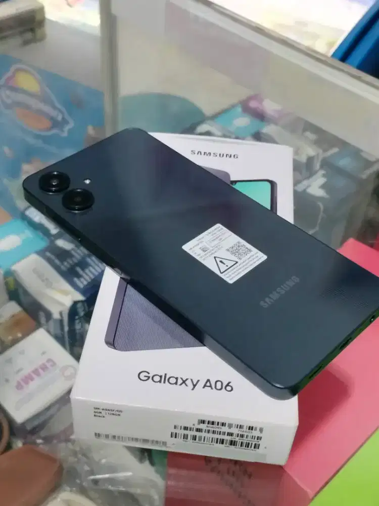 Samsung A06 ram 12(6+6)/128gb like new full set mulus no minus
