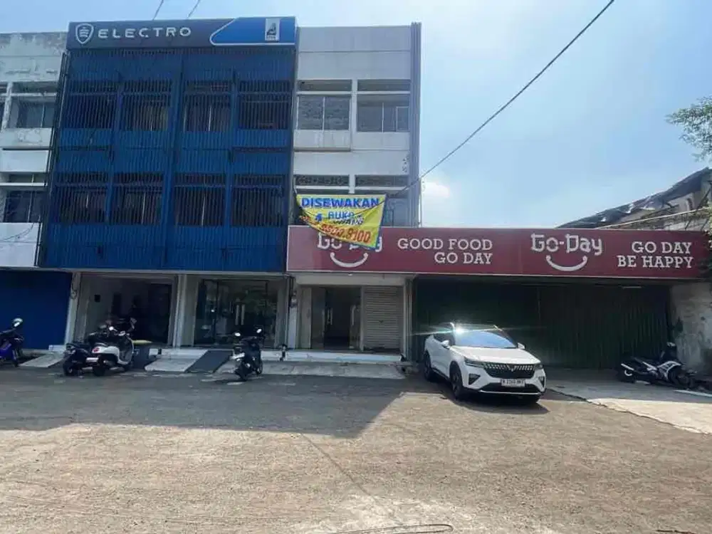 ruko gandeng 4 plus gudang daan mogot raya lokasi strategis pinggir jalan raya besar