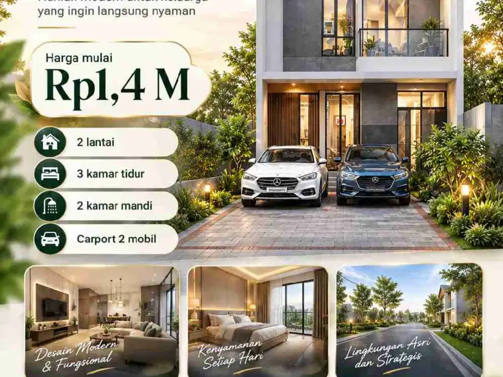 Tipe ATHAYA Rumah Siap Huni Lokasi Graha Raya