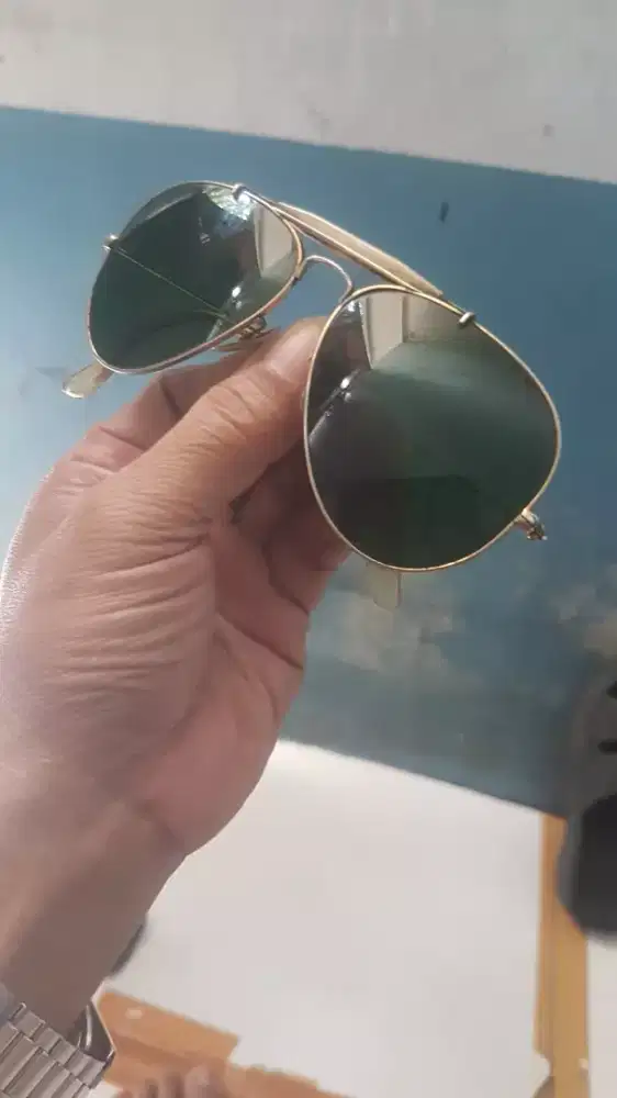 Kacamata Rayban BL Made In USA Size 58[]14 Lens Rb3