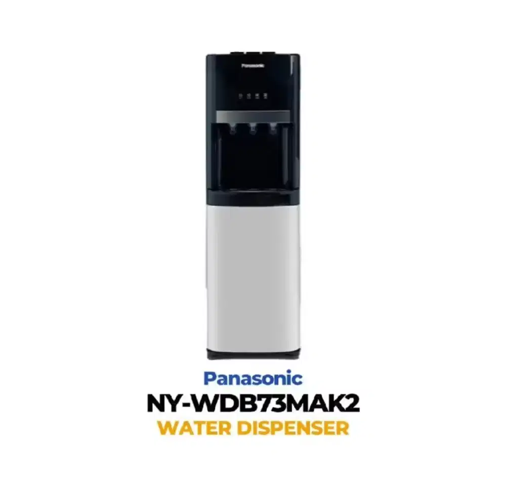 Panasonic NYWDB73MAK2 Water Dispenser Standing Galon Bawah Baru Gress