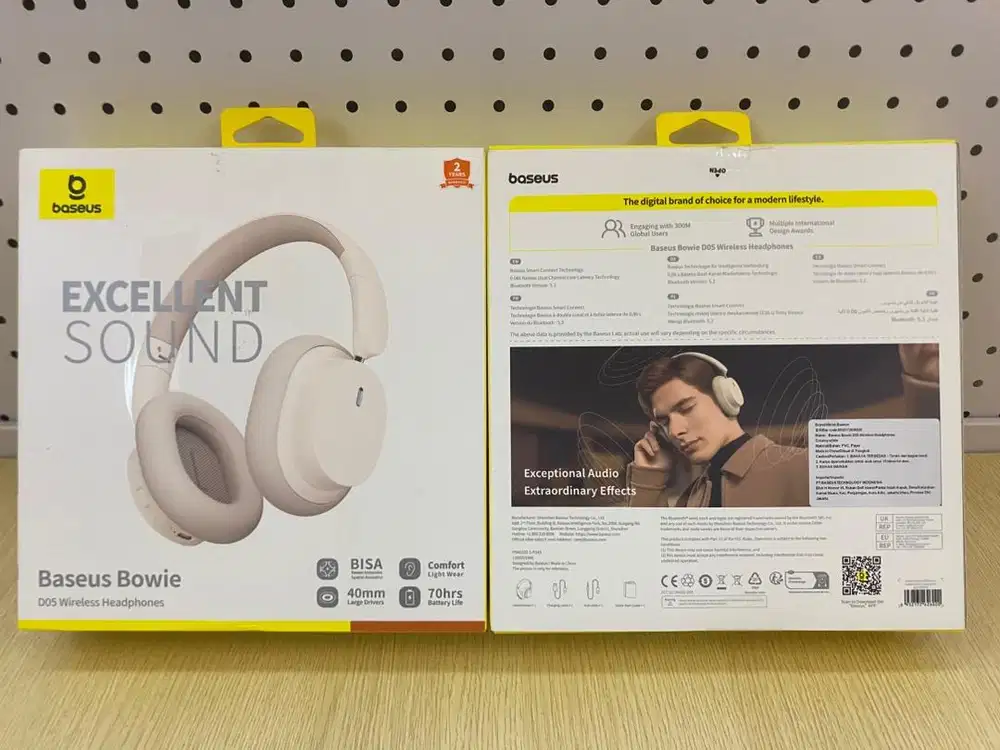 HF Headphone Baseus Bowie D05 Pro Wireless Creamy-White