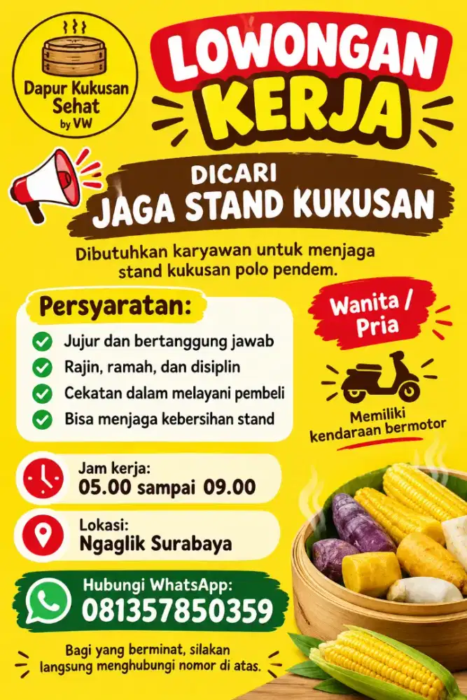 Dibutuhkan jaga stand jalan