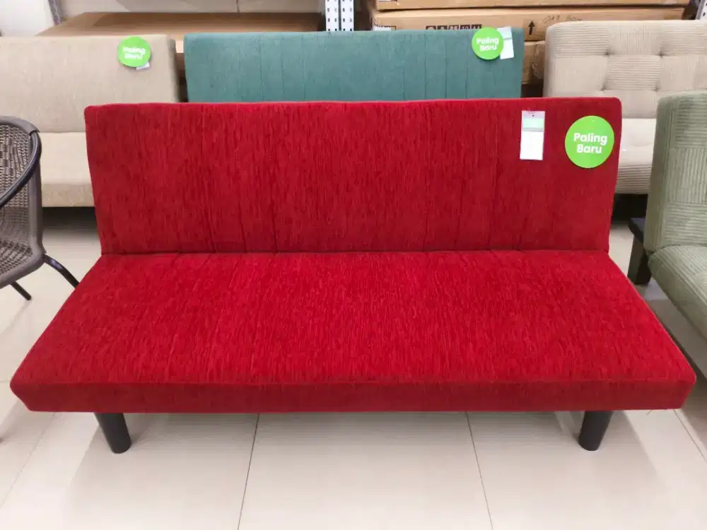 TERBARU! Selma Sofa Bed Fabric – Merah