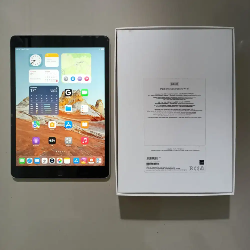 iPad 9 WiFi 64GB MULUS FULLSET – ORIGINAL – INVOICE ADA